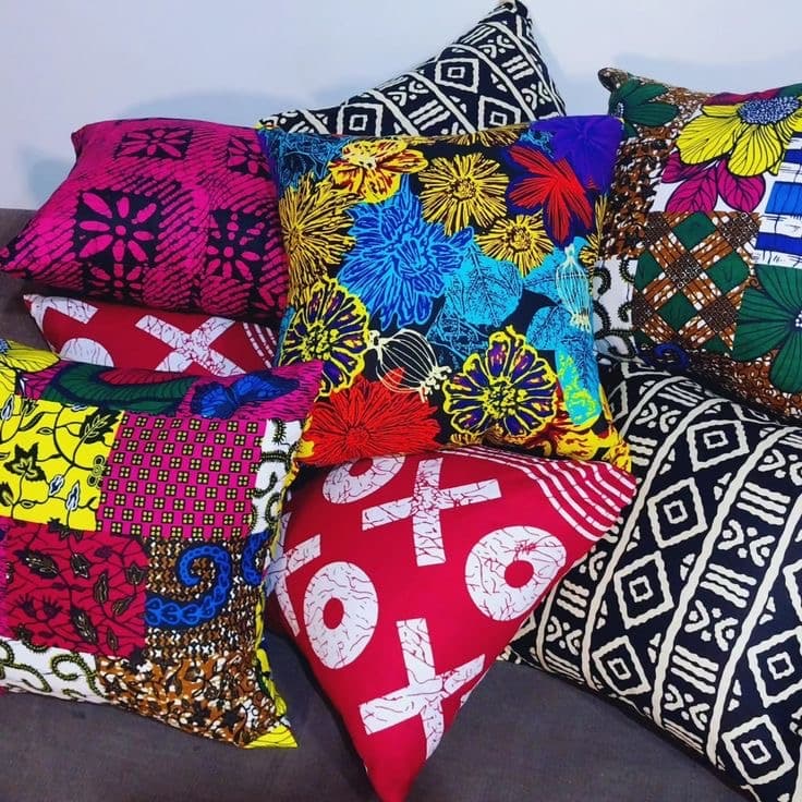 Crafted Ankara pillow