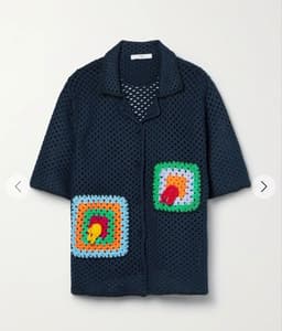 Crochet unisex shirt (large size)